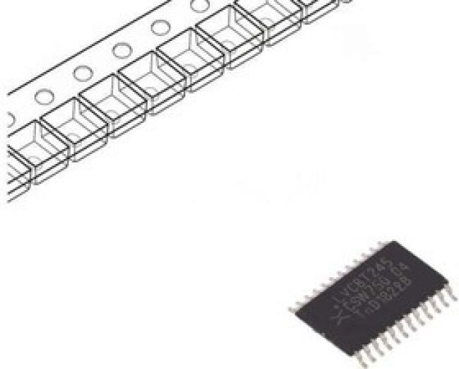 74LVC8T245PW,118, Bus Transceivers 74LVC8T245PW/ SOT355/TSSOP24