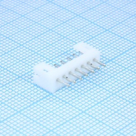 B7B-PH-K-S(LF)(SN), (MW-07M), Коннектор (4 стороны) 7 контактов 2мм монтаж в отверстие