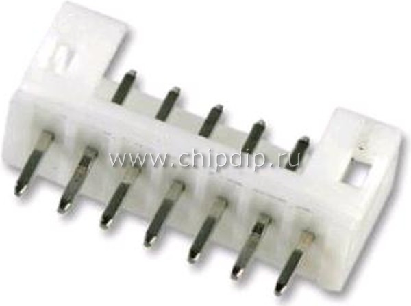 B7B-PH-K-S(LF)(SN), (MW-07M), Коннектор (4 стороны) 7 контактов 2мм монтаж в отверстие