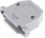 8630CH25UNCLF, Amphenol FCI 8630CH Series Thermoplastic D Sub Backshell, 25 Way