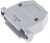 8630CH25UNCLF, Amphenol FCI 8630CH Series Thermoplastic D Sub Backshell, 25 Way