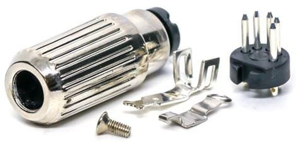 590-0500, Вилка; DIN; "папа"; PIN: 5; Конф: 180°; прямой; на провод; пайка; 34В 590-0500, Вилка; DIN; "папа"; PIN: 5; Конф: 180°; прямой; на провод; пайка; 34В