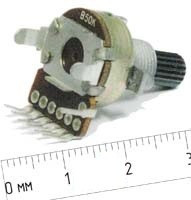 Резистор переменный поворотный 100к\C\16мм\ Y6x20\F-166KP-1; №4639_C РПвр 100к\C\16мм\ Y6x20\F-166KP