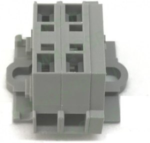260-102, 2-полюсная 2-пров. колодка, 0,08-1,5 мм2, серая 260-102, 2-полюсная 2-пров. колодка, 0,08-1,5 мм2, серая