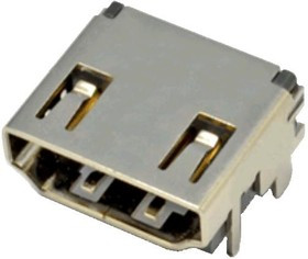 HDMI-19R (DS1114-BN0), Розетка 19pin на плату (SMD) (OBSOLETE)