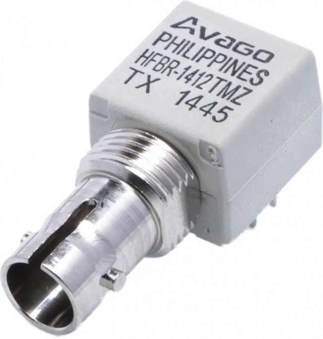 HFBR-1412TMZ, HFBR-1412TMZ, 5MBd Fibre Optic Transmitter 820nm, ST ST Connector, 27.2 x 12.7 x 10.2mm HFBR-1412TMZ, HFBR-1412TMZ, 5MBd Fibre Optic Transmitter 820nm, ST ST Connector, 27.2 x 12.7 x 10.2mm