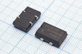 Кварцевый генератор 20.0МГц 5В, HCMOS/TTL в корпусе SMD 14x9.8мм, гк 20000 \\SMD14098P4\T/CM\5В\ SG-
