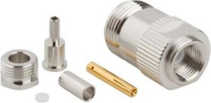 172205, RF Connectors / Coaxial Connectors N STRAIGHT CRIMP JACK 316 DB 172205, RF Connectors / Coaxial Connectors N STRAIGHT CRIMP JACK 316 DB