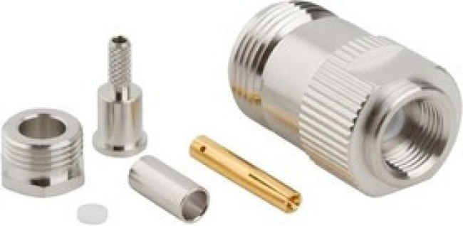 172205, RF Connectors / Coaxial Connectors N STRAIGHT CRIMP JACK 316 DB