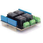 Relay Shield v3.0, Arduino-совместимая плата с 4-мя реле Relay Shield v3.0, Arduino-совместимая плата с 4-мя реле