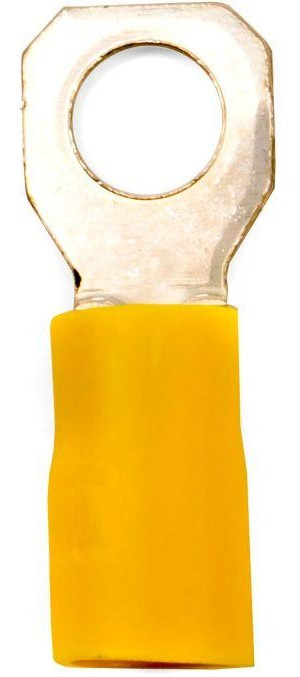 Наконечник кольцевой изолированный 2.5-6кв.мм отв. d6.2мм желт. (уп.50шт) DKC 2C6P