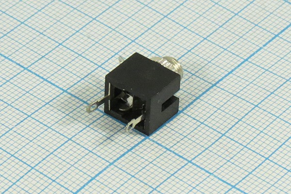 Розетка 3.5 моно, контакты 3C, на блок М5, EY-502C, ON-OFF