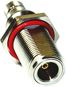 82-6512, jack Cable Mount N Connector, 50, Crimp Termination, Straight Body