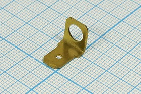 Переходник ножевой с углом 90град на клемму "O" или ножевую 8мм, hatko 100201090; №10198 клемма штек 6,3x0,8x"O"d5,3\\лат\угл 90град\\