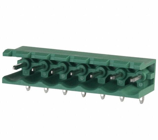 1754533, Pluggable Terminal Blocks 7 Pos 5mm pitch Through Hole Header