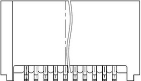 046244424011800+, FFC &amp; FPC Connectors 24P 0.5mm LIF Vert Reverse SMD Single