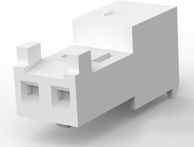 3-644020-2, Headers &amp; Wire Housings REC 02P C/E 24AWG W/TABS