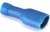 KLS8-01109-FDFD2-250 (SG57748) (TAI-2FI) (BF250F), Клемма ножевая 6.3мм, розетка, полностью изолированная, провод 1.5-2.5мм² (синяя)