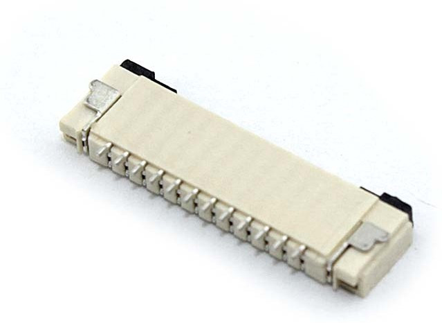 Разъем FPC Flip-Lock 1010-12RLGF 12 pin высота 1мм шаг 1мм