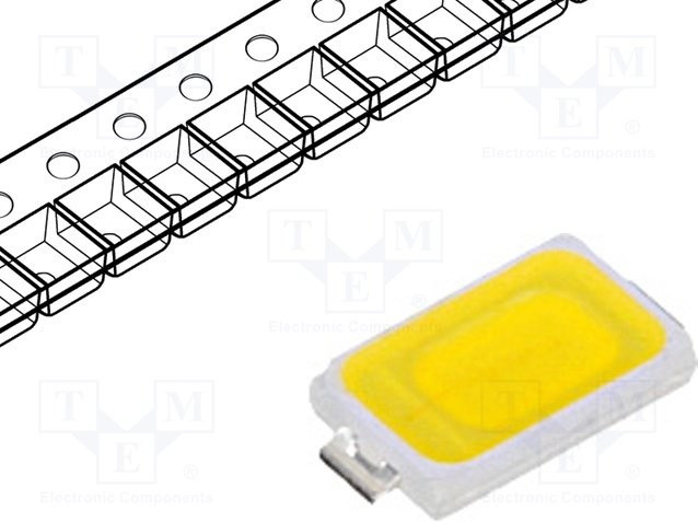 OF-SMD5730NW, LED; SMD; 5730; white neutral; 58?63lm; 3800-4250K; 120°; 150mA