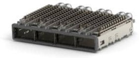 2057183-2, Connector Accessories QSFP+ Cage Right Angle Box/Tray 2057183-2, Connector Accessories QSFP+ Cage Right Angle Box/Tray