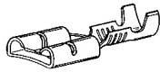 100495-2, Terminals RECPT 6.35 x 0.81 mm