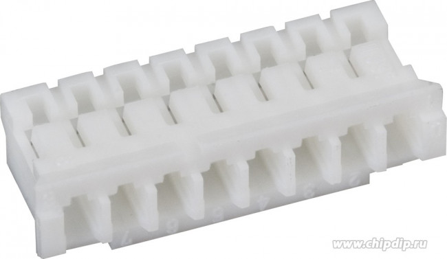 PHR-8, PHR Female Connector Housing, 2mm Pitch, 8 Way, 1 Row