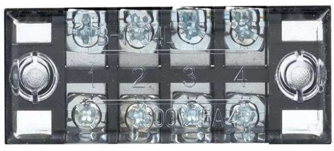 Терминал клеммный TB-1504 до 1.5кв.мм 15А 4 клеммные пары EKF tb-1504