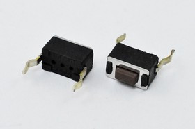 Тактовая кнопка, 6.0x 3.5x 4.3, алгоритм работы NO, контакты 2PF, SKHLABA010