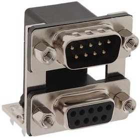 178-H15-513R577, D-Sub Dualport Connectors HIGHDENS 15P F/F.750 STNDOFFS/FRK BRDLCK