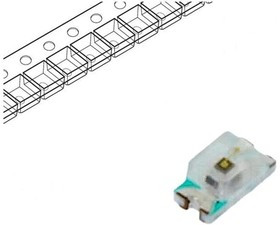 OSI30603C1E, ИК-передатчик, 850нм, прозрачная, 120°, SMD, Разм: 1,6x0,8x0,6мм
