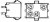 350711-4, Pin &amp; Socket Connectors HDR PIN 2X03C VRT V0