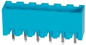 TBP01R2-508-06BE, Pluggable Terminal Blocks Terminal block, pluggable, 5.08, receptical, 6 pole, blue