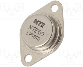 NTE60, Транзистор: NPN, биполярный, 140В, 20А, 250Вт, TO3