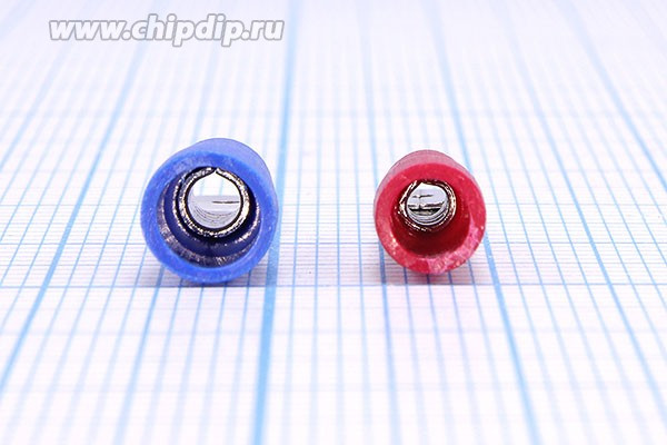 Клемма ножевая изолированная РПИп 2.5-5-0.8; №857 BT клемма штек 4,8x0,8\\1,5- 2,5S\обж\син\