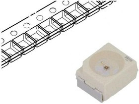 LS T676-R1S1-1, Светодиод smd 3,2х2,8мм/ красный/633нм/112- 224мкд/прозрачный/ 120°/2,0в/20мА
