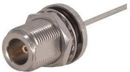 24_N-50-2-14/133_NE, 50 Straight Panel Mount, N Connector, Bulkhead Fitting, jack, Coaxial 24_N-50-2-14/133_NE, 50 Straight Panel Mount, N Connector, Bulkhead Fitting, jack, Coaxial