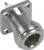 HYR-0328 (GN-328) (N-7318), Разъем N, гнездо, фланец 4 отверстия (Panel jack)