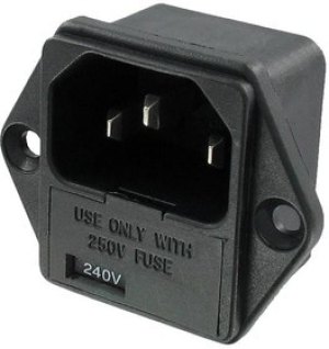 755-00/28, AC Power Entry Modules SCREW MT SLDR TAB