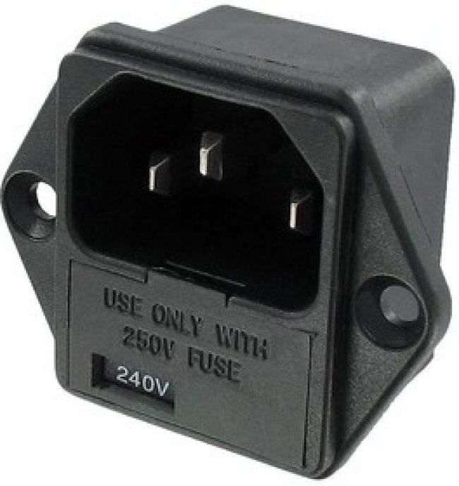 755-00/28, AC Power Entry Modules SCREW MT SLDR TAB