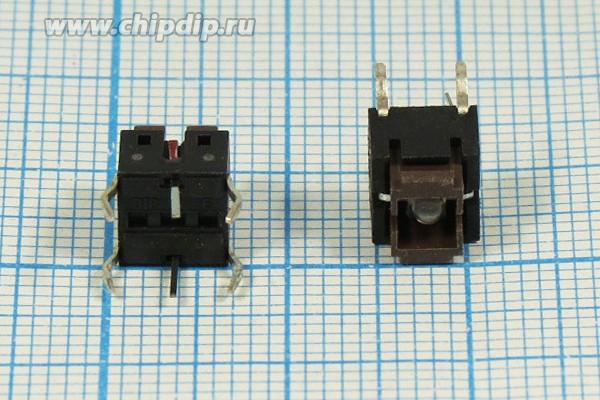 Тактовая кнопка, 6 x 6xh 7.0, алгоритм работы NO, IL2Взеленый, контакты 6P, SI-TLL62 Тактовая кнопка, 6 x 6xh 7.0, алгоритм работы NO, IL2Взеленый, контакты 6P, SI-TLL62