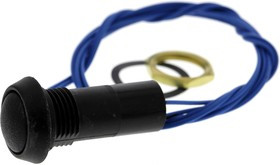 59-531, 59 Series Miniature Push Button Switch, Momentary, Panel Mount, 13.65mm Cutout, SPST, 125V ac, IP67 59-531, 59 Series Miniature Push Button Switch, Momentary, Panel Mount, 13.65mm Cutout, SPST, 125V ac, IP67