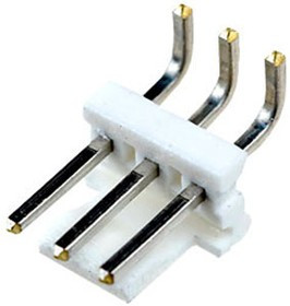 640389-3, 1x3P 1 3.96mm Male pin 3 Shrouded Push-Pull,P=3.96mm Wire To Board / Wire To Wire Connector