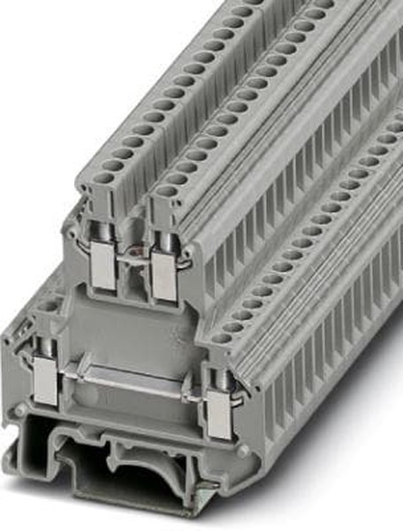 2770011, UKK 3 Series Grey DIN Rail Terminal Block, Double-Level, Screw Termination 2770011, UKK 3 Series Grey DIN Rail Terminal Block, Double-Level, Screw Termination