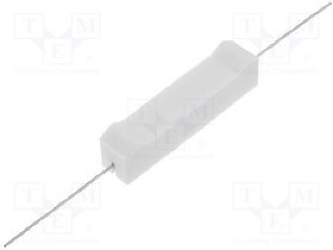 AX10WA-47R, Резистор проволочный, керамический, THT, 47Ом, 10Вт, ±5%