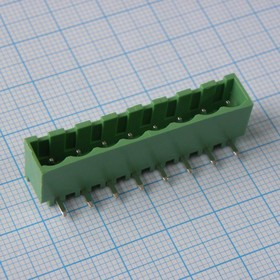 2EDGRC-5.08- 08P-14-00A(H), (2EDGRC-5.08- 08P-14-00ZH), Разъемный клеммный блок на плату, 8 контактов. Серия 2EDGRC-5.08