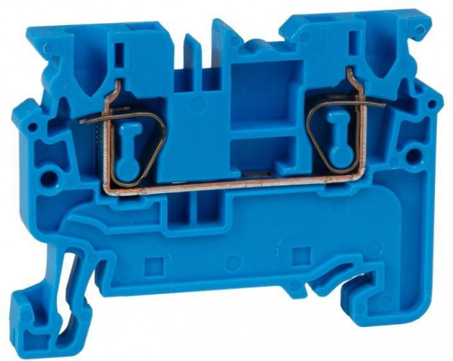 Клемма проходная пружинная OptiClip CX-2.5-I-BU-24A-(0.2-2.5) син. КЭАЗ 289712