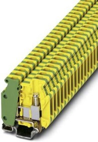 1413117, MBK 3/E-Z-PE Series Green/Yellow Earth Terminal Block, Single-Level, Screw Termination 1413117, MBK 3/E-Z-PE Series Green/Yellow Earth Terminal Block, Single-Level, Screw Termination