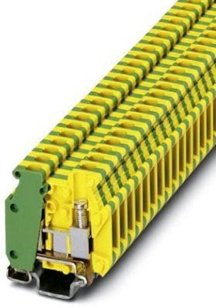 1413117, MBK 3/E-Z-PE Series Green/Yellow Earth Terminal Block, Single-Level, Screw Termination 1413117, MBK 3/E-Z-PE Series Green/Yellow Earth Terminal Block, Single-Level, Screw Termination