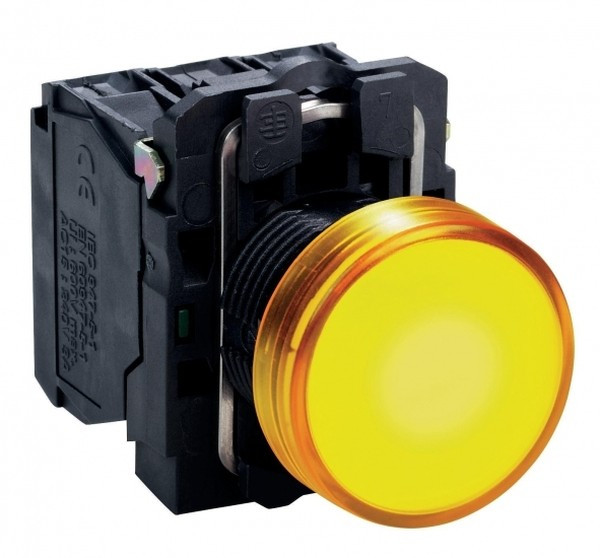 Сигнальная лампа 22мм 24В желтая XB5AVB5